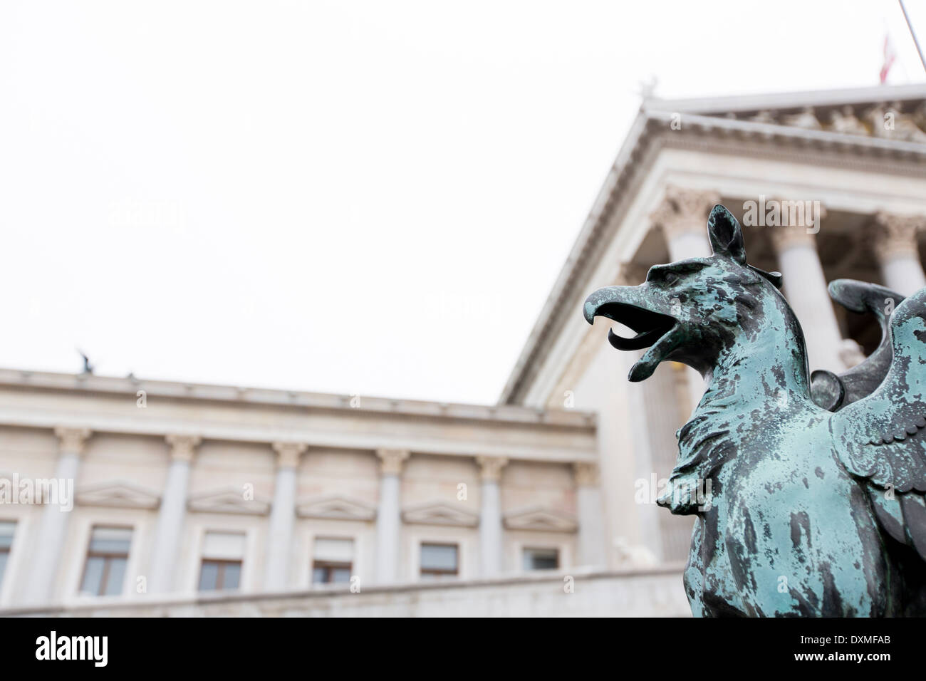 Bâtiment du Parlement européen à Vienne, Autriche Banque D'Images