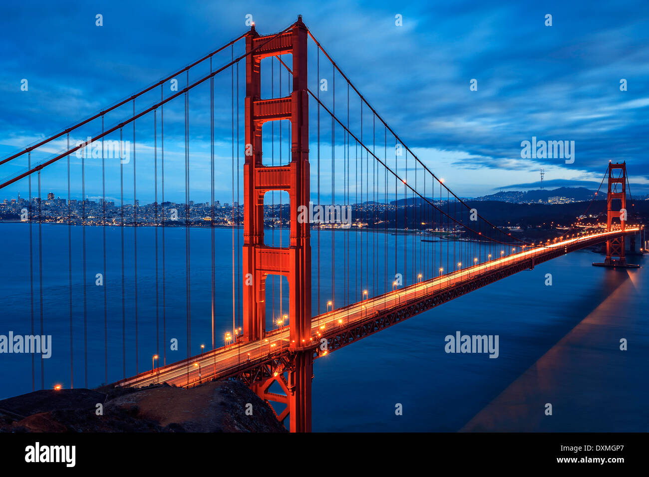 Grand pont du Golden Gate, San Francisco, California, USA Banque D'Images