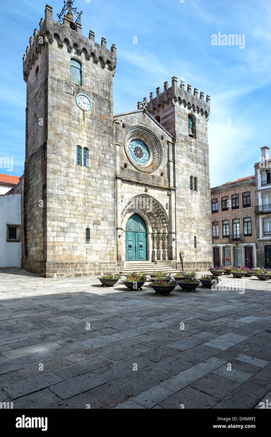 Cathédrale, Viana do Castelo, Minho, Portugal Banque D'Images