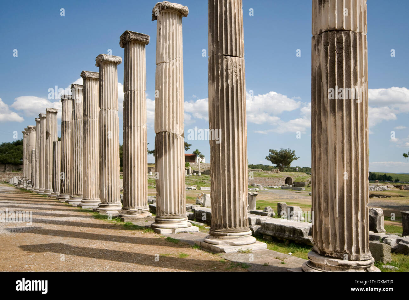 L'Asie, la Turquie, au nord de la mer Égée, Bergama (Pergame initialement 2e siècle AD), Asclepion Banque D'Images
