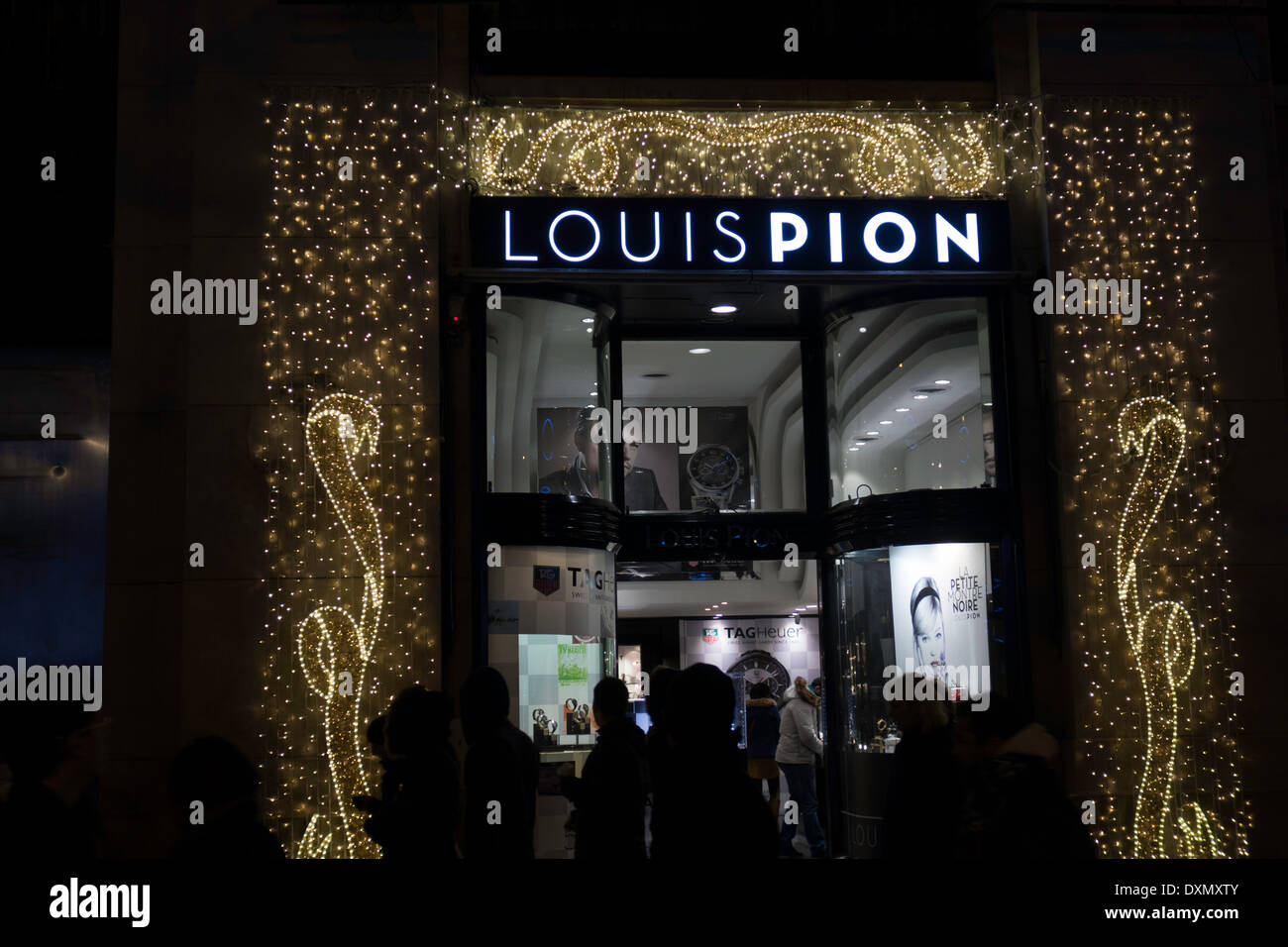 Louis Pion boutique de bijoux sur les Champs Elysées, Paris, France Photo  Stock - Alamy