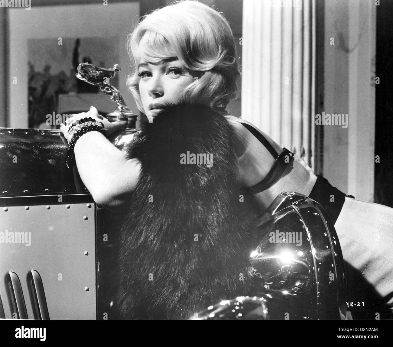 Le YELLOW ROLLS-ROYCE Banque D'Images