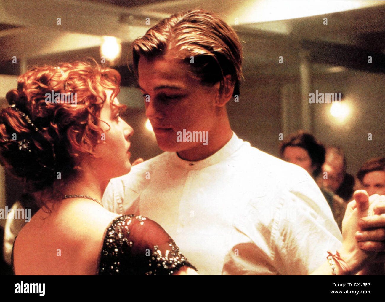 LEONARDO DI CAPRIO, KATE WINSLET, TITANIC, 1997, FILM Banque D'Images