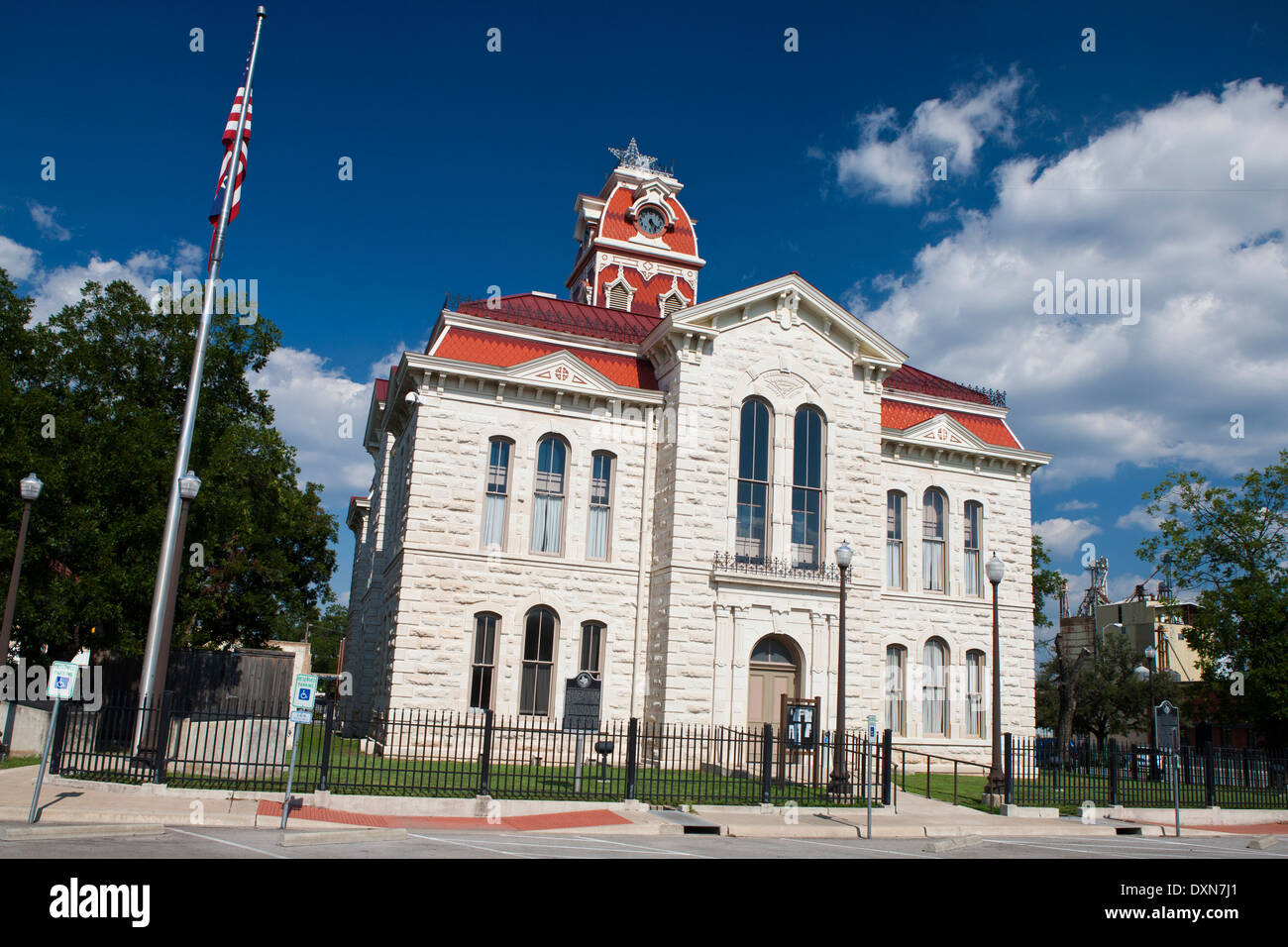 Lampasas County Courthouse, Lampasas, Texas, États-Unis d'Amérique Banque D'Images