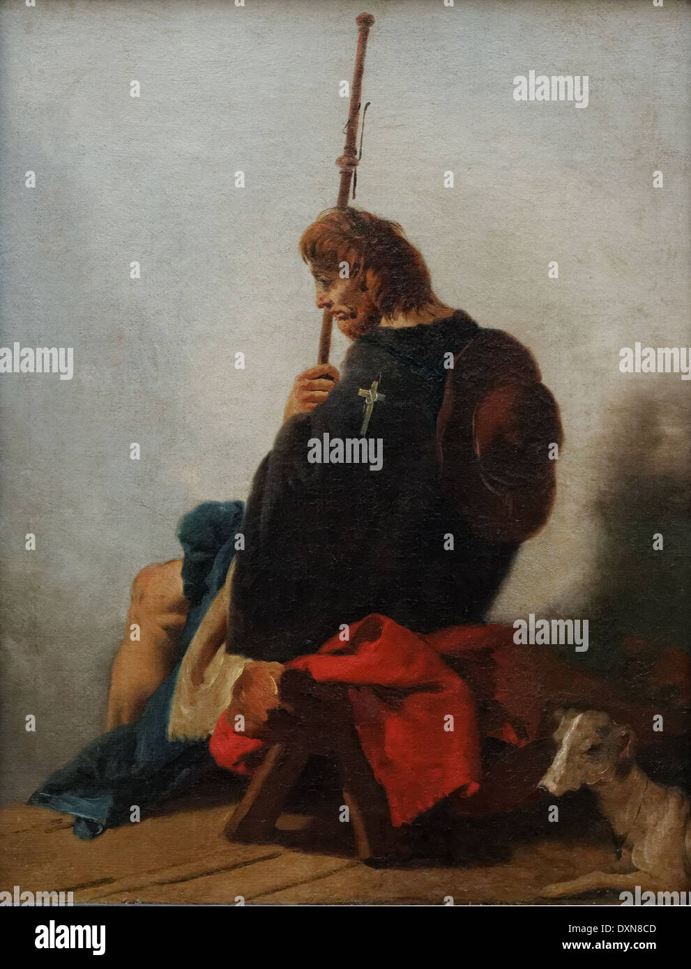Giovanni Battista Tiepolo - Le Saint-roch - XVIII ème siècle - École italienne - Gemäldegalerie - Berlin Banque D'Images
