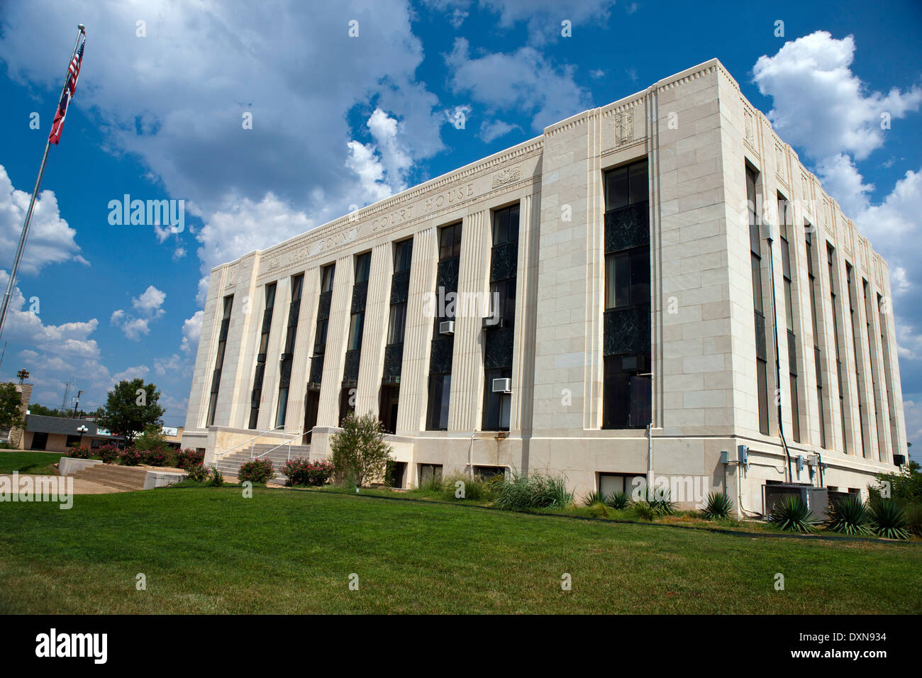 Jack County Court House, Ponca City, Texas, United States of America Banque D'Images