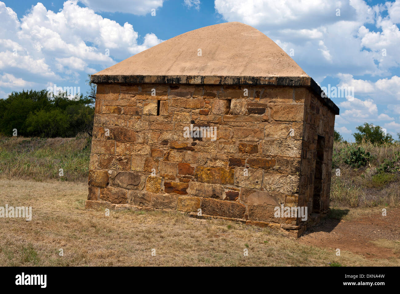 Construction Magazine, parc d'état de Fort Richardson, Ponca City, Texas, United States of America Banque D'Images