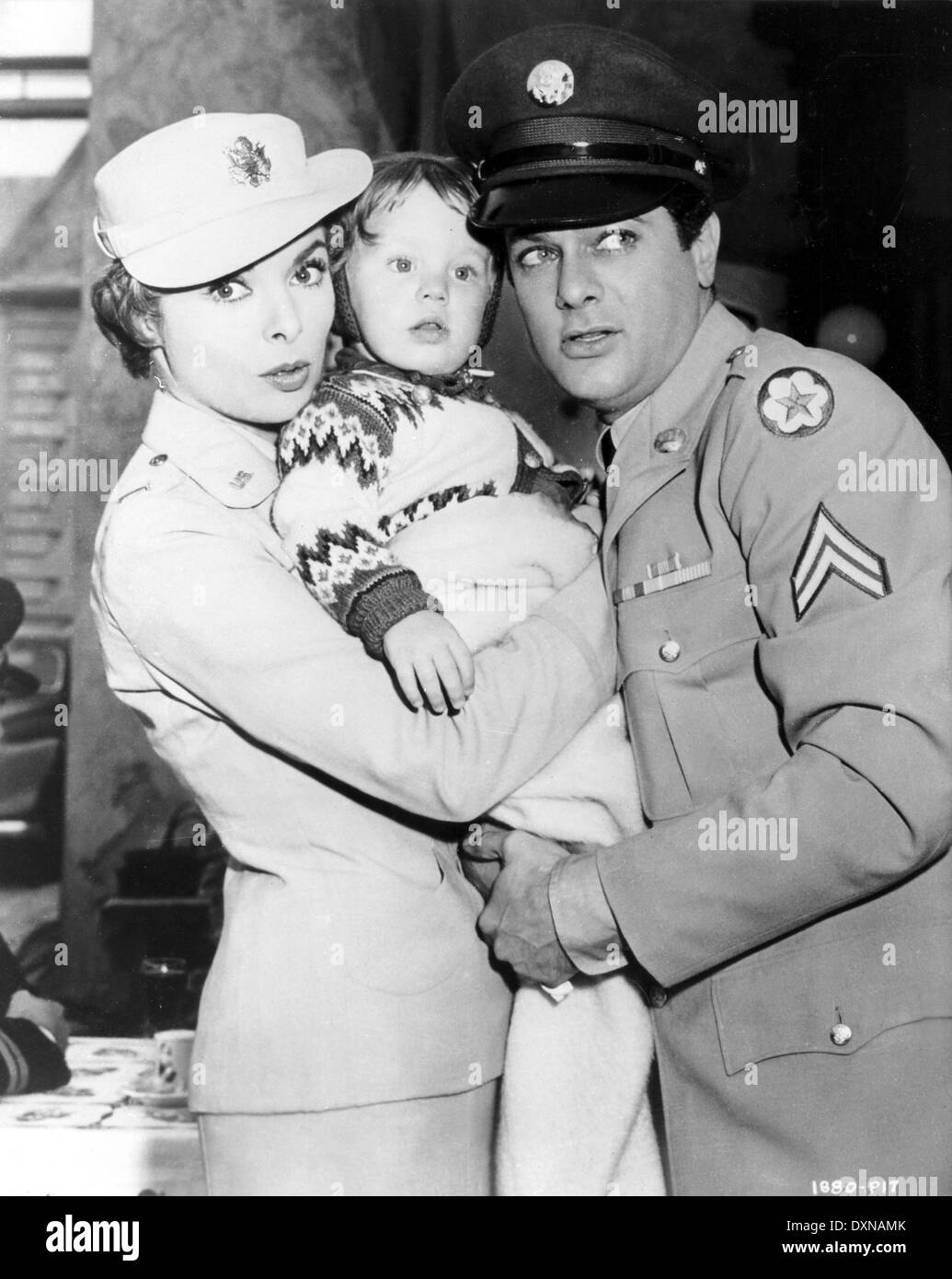 TONY CURTIS et JANET LEIGH se sont mariés de 1951 à 1962 sur le plateau Banque D'Images