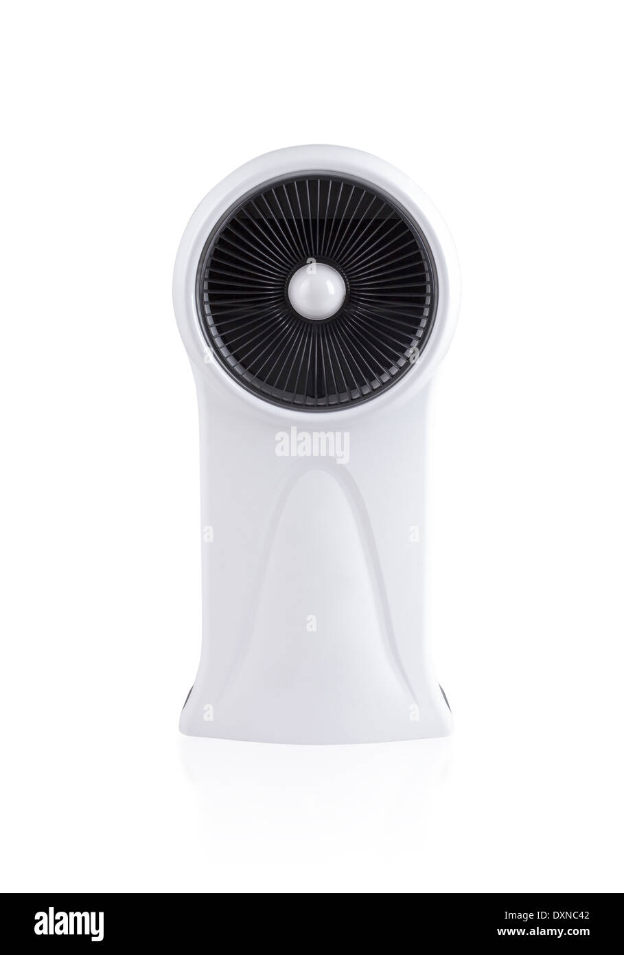 Ventilateur du refroidisseur d'air évaporatif avec ioniseur isolé sur fond blanc Banque D'Images