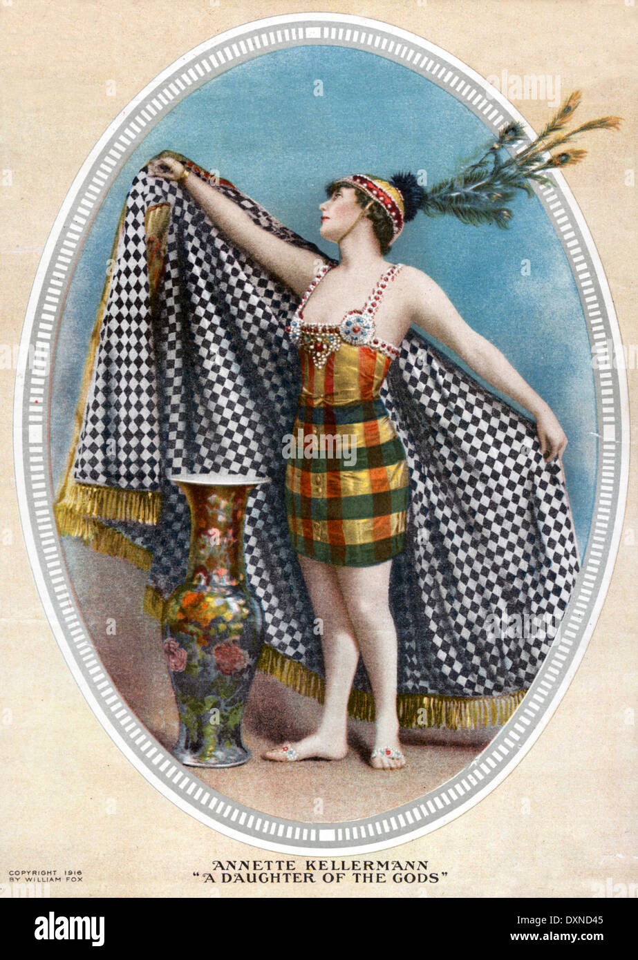 Une fille DES DIEUX Banque D'Images