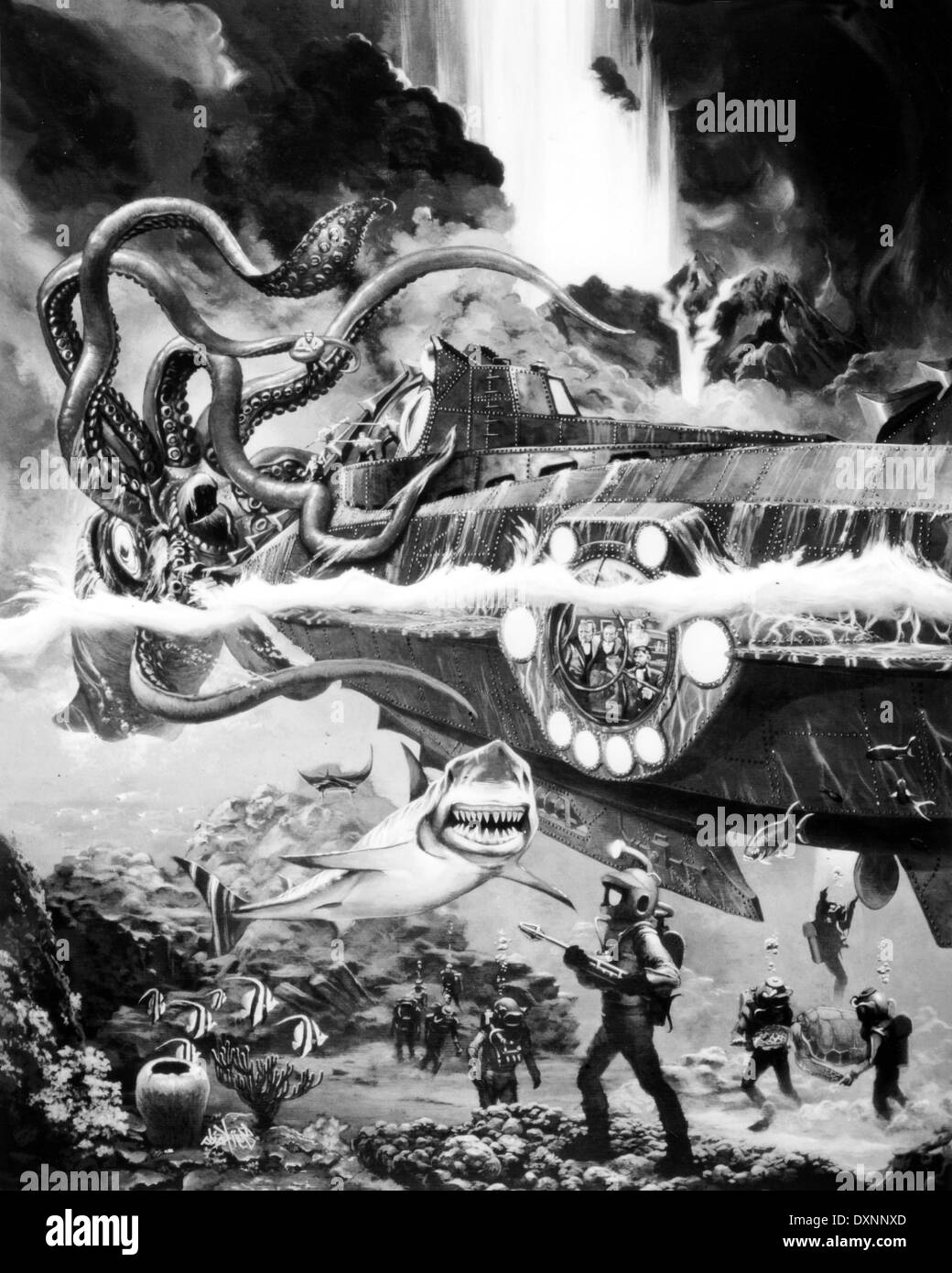 20 000 lieux sous les mers jules vernes Banque de photographies et d