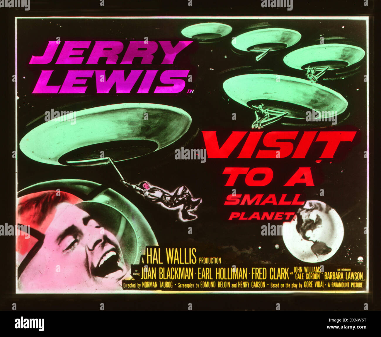 Visite d'une petite planète Banque D'Images