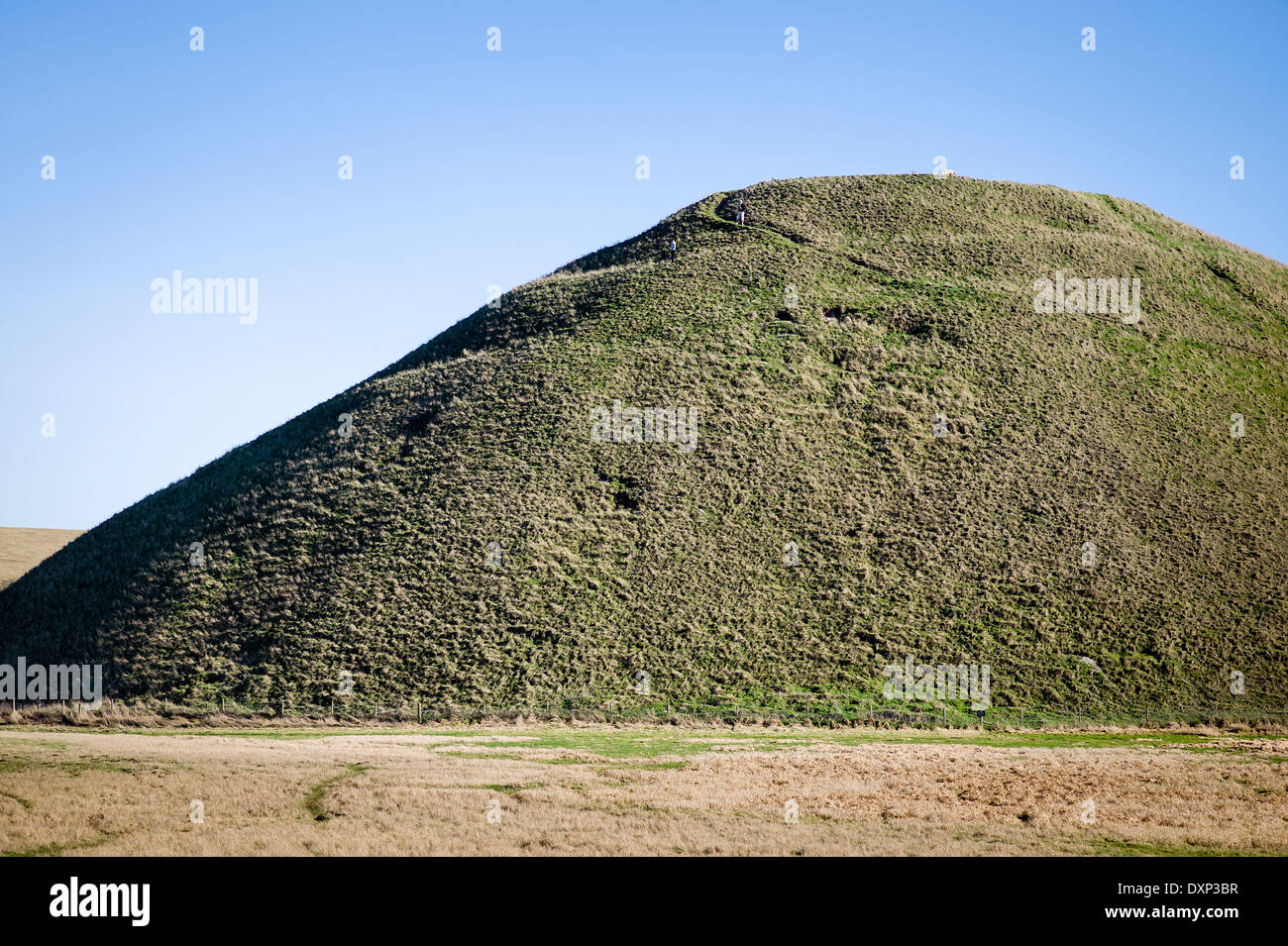 Silbury Hill Wiltshire, UK Banque D'Images