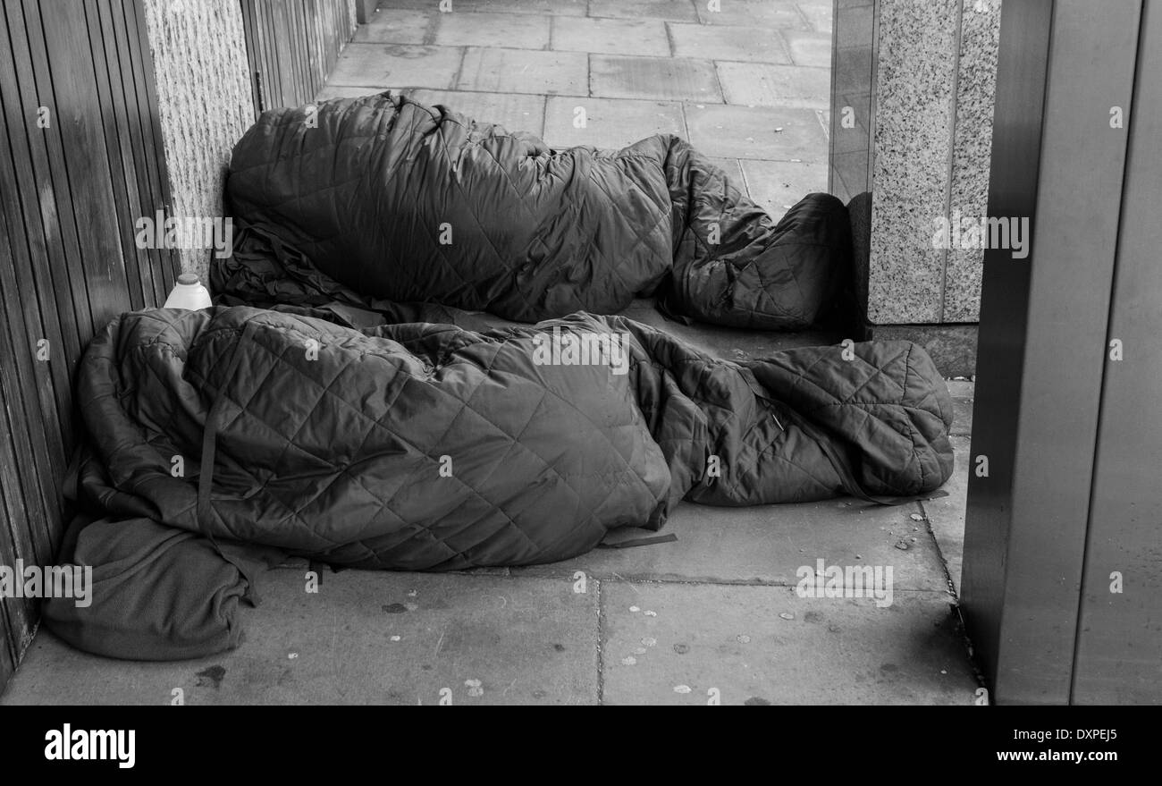 La rue dans les rues de Londres. Banque D'Images