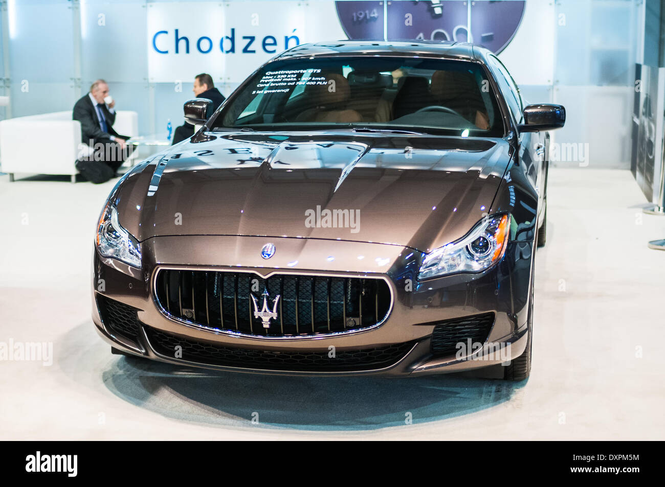 Poznan, Pologne. Mar 27, 2014. Poznan Motor Show est le plus grand événement juste en Pologne, l'industrie automobile, organisé chaque année par la foire internationale. Sur la photo Audi A1. Credit : Lukas Juszczak/Alamy Live News Banque D'Images