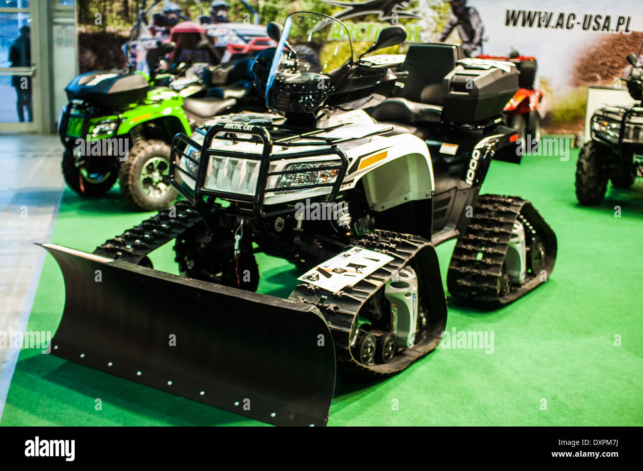 Poznan, Pologne. Mar 27, 2014. Poznan Motor Show est le plus grand événement juste en Pologne, l'industrie automobile, organisé chaque année par la foire internationale. Sur l'image Arcticcat 1000i H2 PS 4x4. Credit : Lukas Juszczak/Alamy Live News Banque D'Images