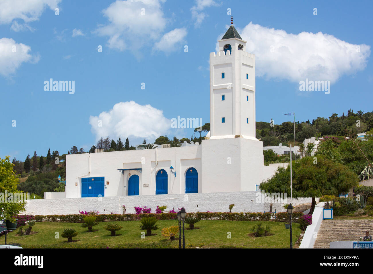Mosquée de Sidi Bou Saïd, Sidi Bou Said, Tunisie Banque D'Images