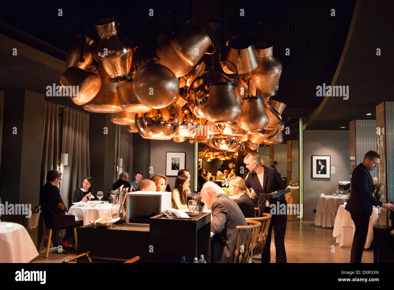 Restaurant du Das Sute. Berlin. Chef Catalan étoilé Paco Pérez dans Allegro Restaurant. Occupant un bâtiment des années 1930, que Banque D'Images