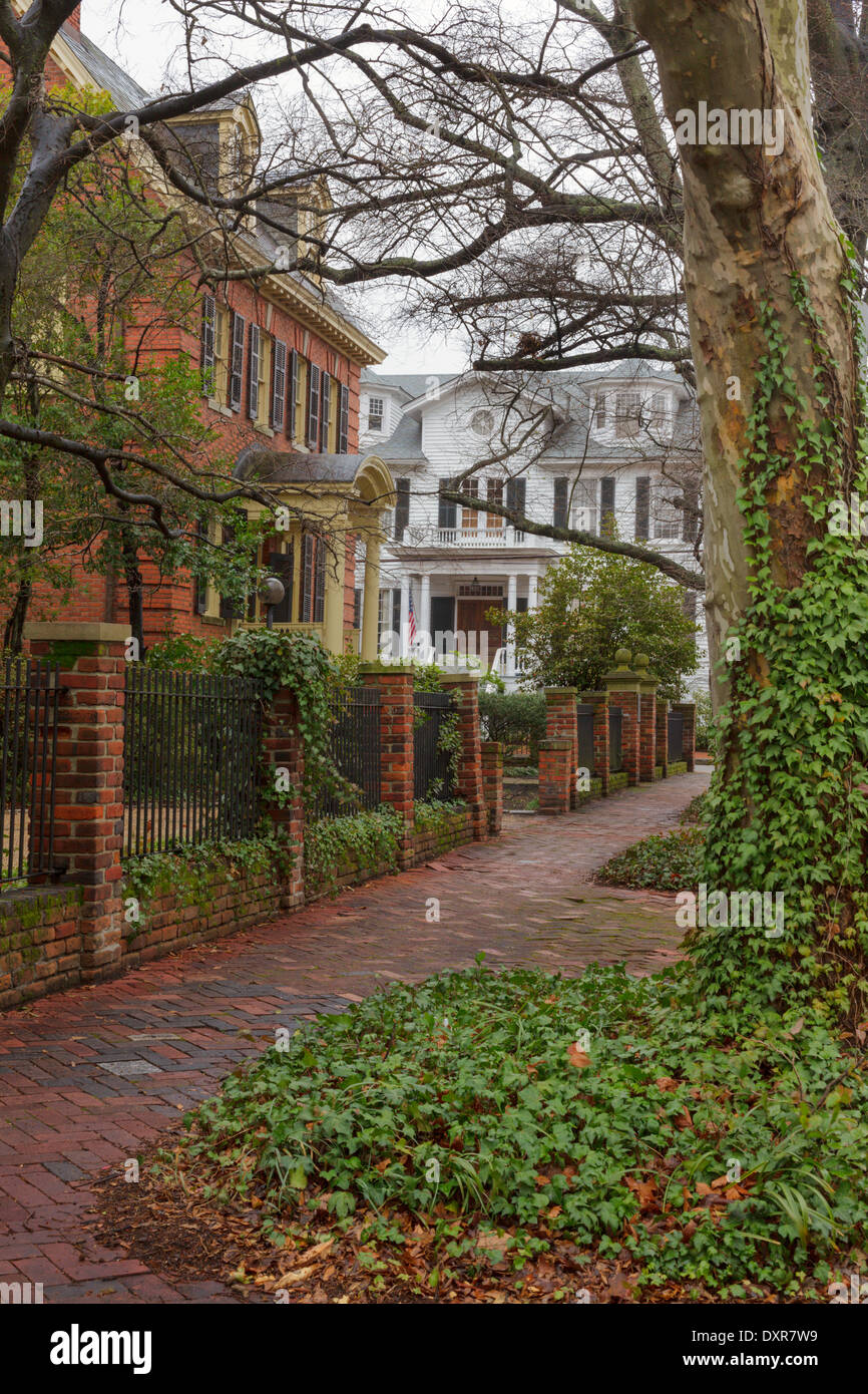 Quartier Historique Quartier Franc Macon A Norfolk Virginie Photo Stock Alamy