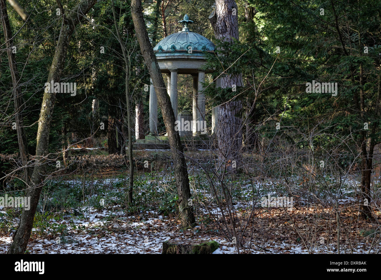 Stahnsdorf, Allemagne, mausolée de l'Ambassadeur de Suède à Berlin Hans Henrik von Essen Banque D'Images