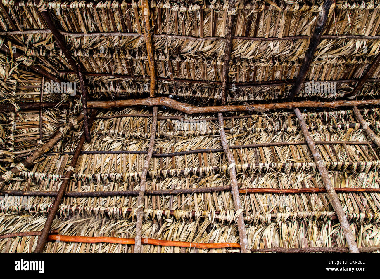 Photographie de plafond rustique au Nicaragua Banque D'Images