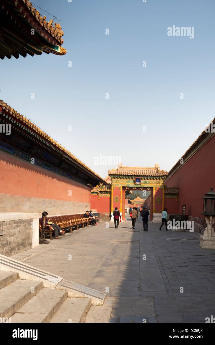 La Cité Interdite de Beijing Forbidden City Museums Banque D'Images