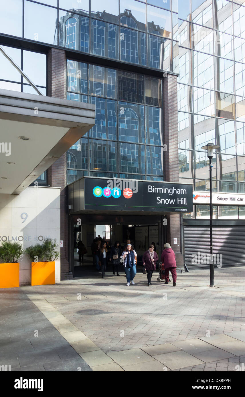 Snow Hill railway station Birmingham UK Banque D'Images