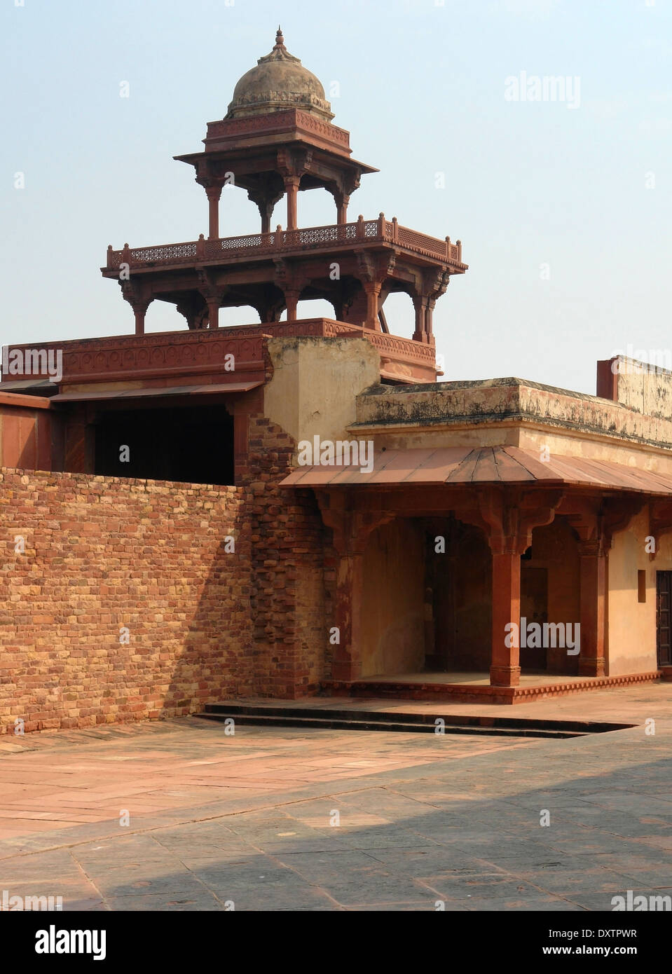 Détail architectural autour de Fatehpur Sikri, une ville de l'Uttar Pradesh, Inde Banque D'Images