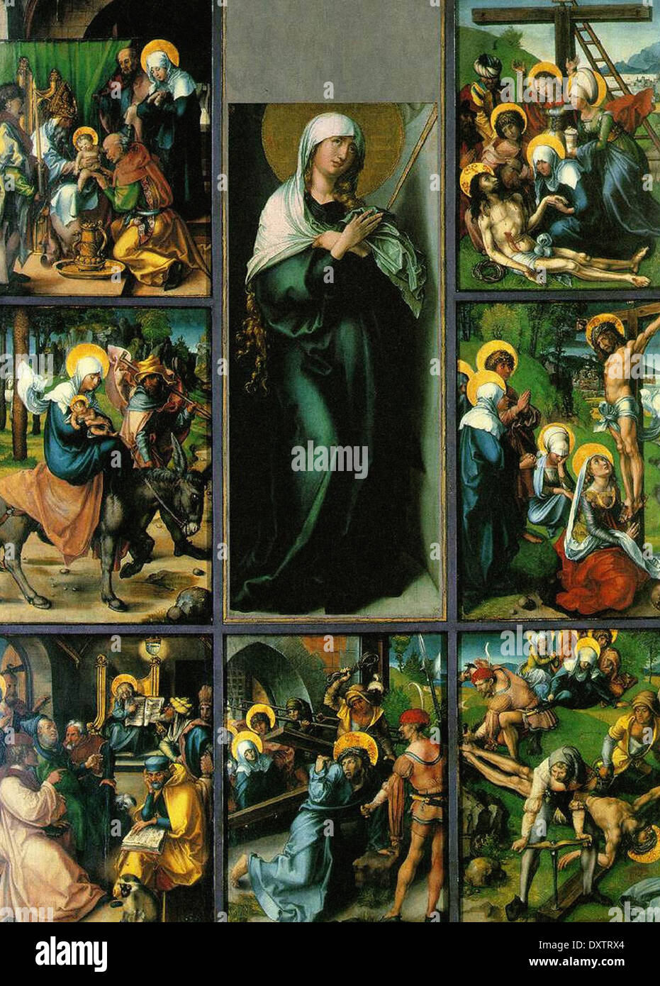 Albrecht Dürer sept douleurs de la Vierge Banque D'Images