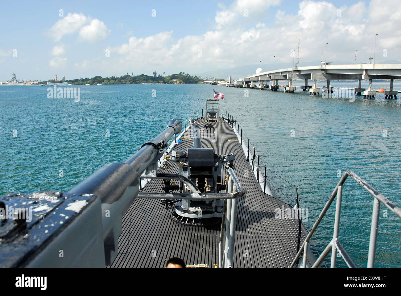 Sous-marin USS Bowfin dans Pearl Harbour National Park dans Oahu, dans l'état de New York Banque D'Images