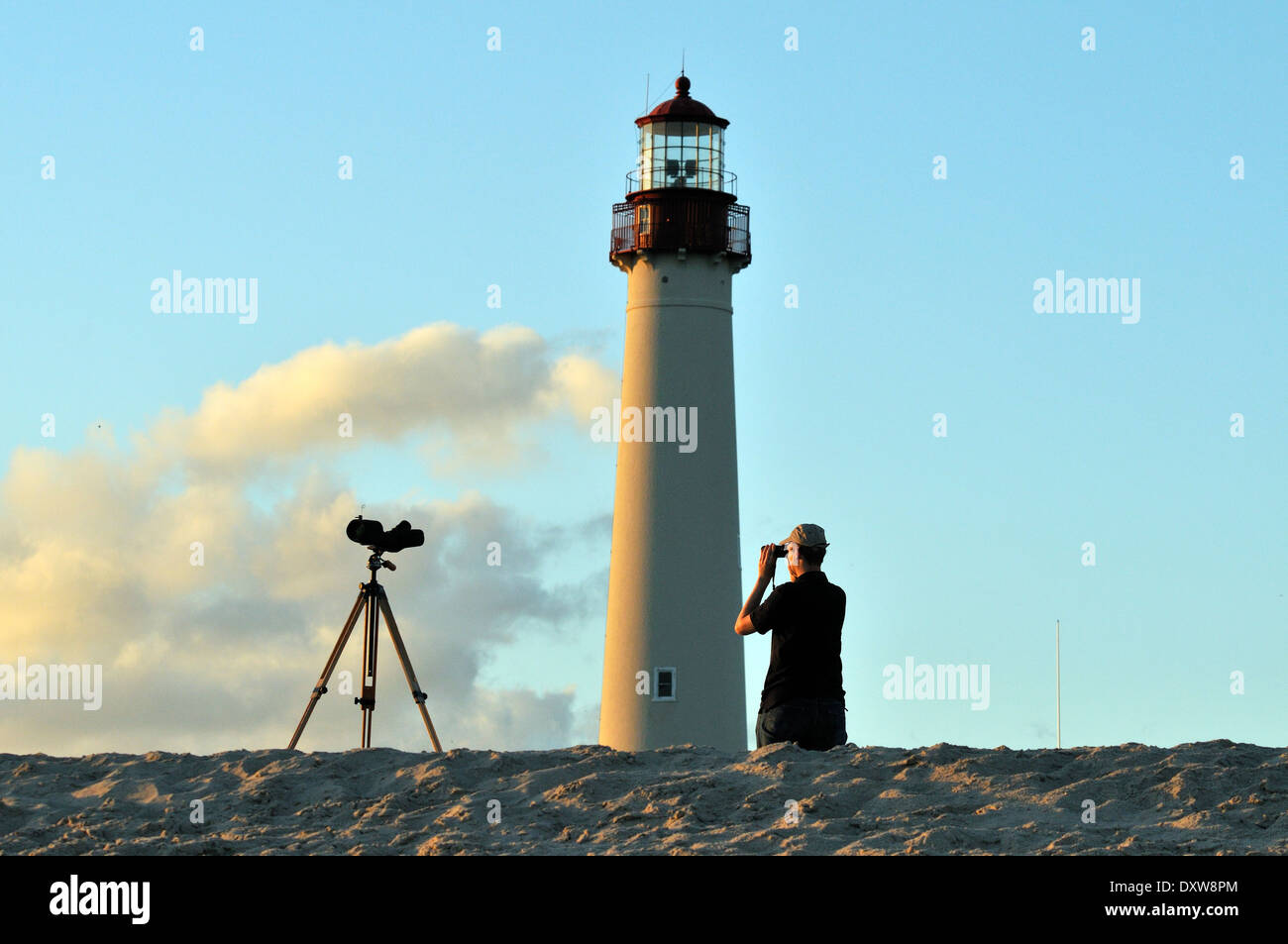 Parc d'état de Cape May Point, Cape May, New Jersey. Banque D'Images