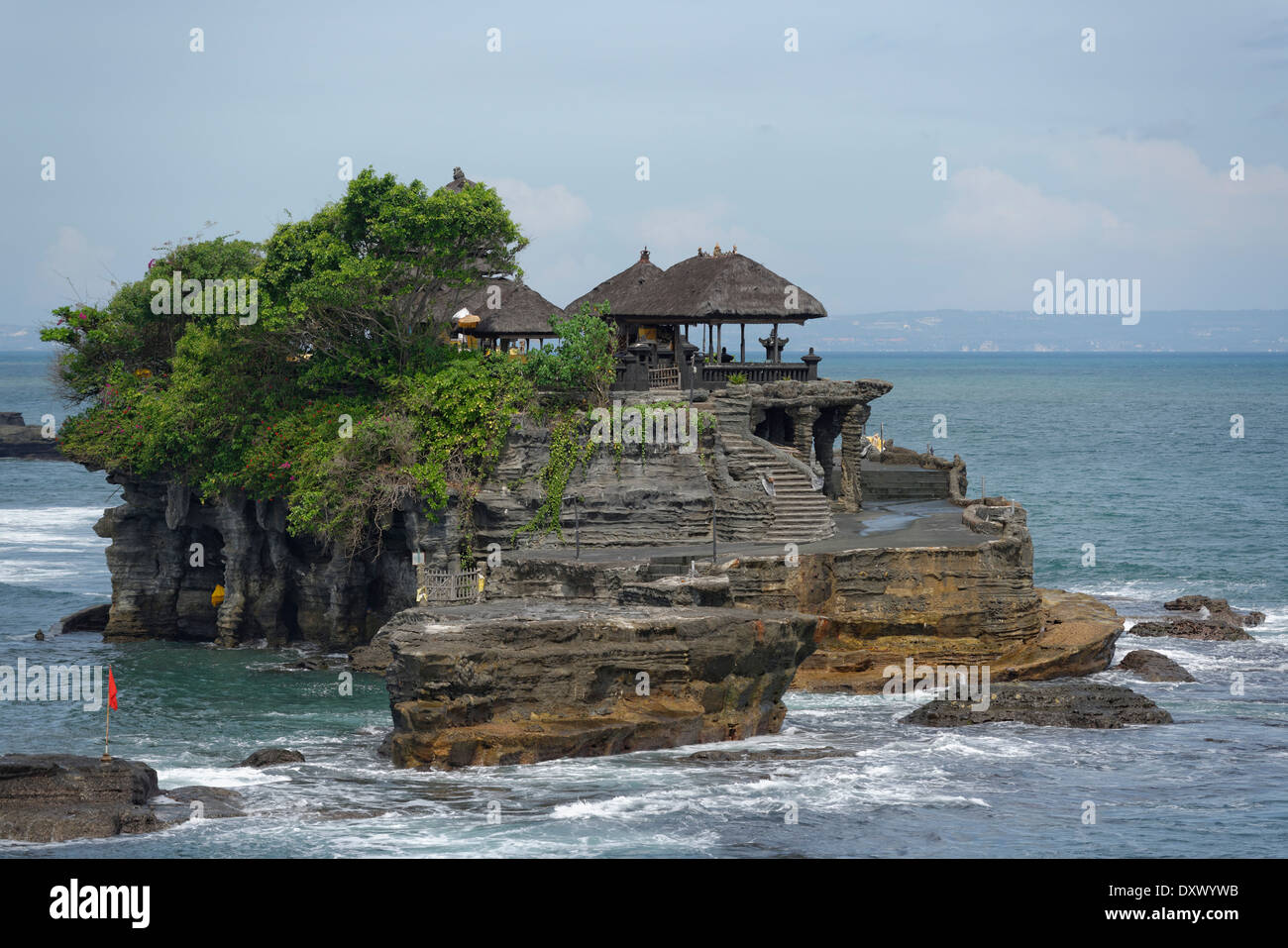 Pura Tanah lot temple de la mer, banjar Tanah Lot, Bali, Indonésie Banque D'Images