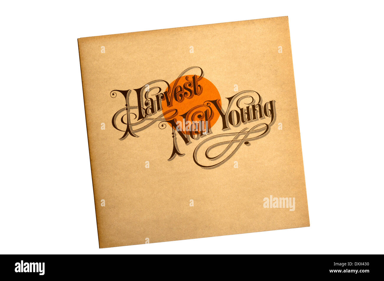 La récolte est le 4ème album du musicien canadien Neil Young. Il est sorti en 1972 sur Reprise Records. Banque D'Images