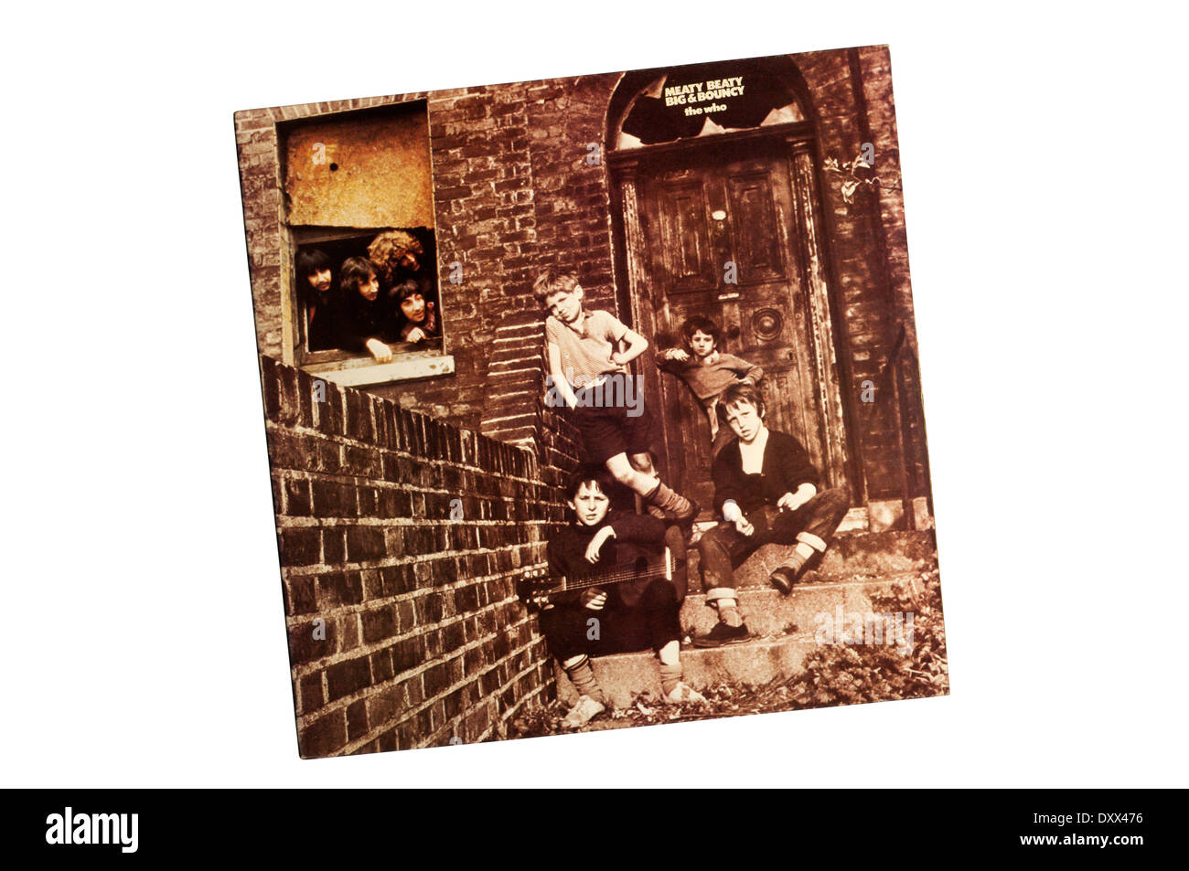 Meaty Beaty Big et de la souplesse est un album compilation de singles par groupe de rock britannique The Who, parue en 1971. Banque D'Images