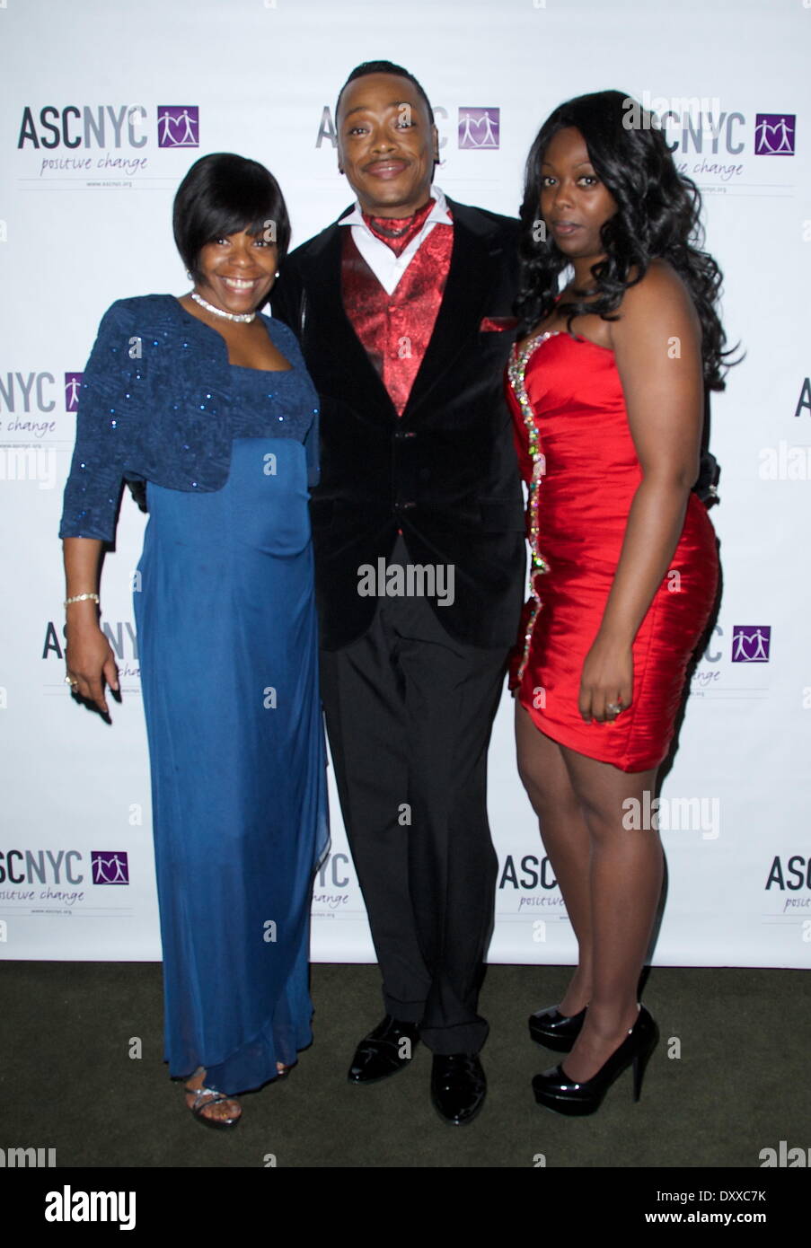 Diane Williams Steven Williams et Tamaqua Pierce 2012 Gala SIDA démasqué au  Bryant Park Grill avec :