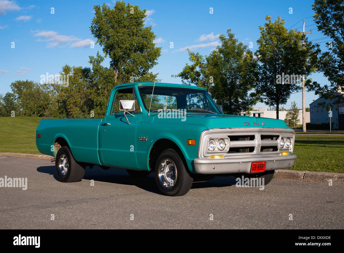 1971 GMC Pick up truck, Magog, Québec, Canada Banque D'Images