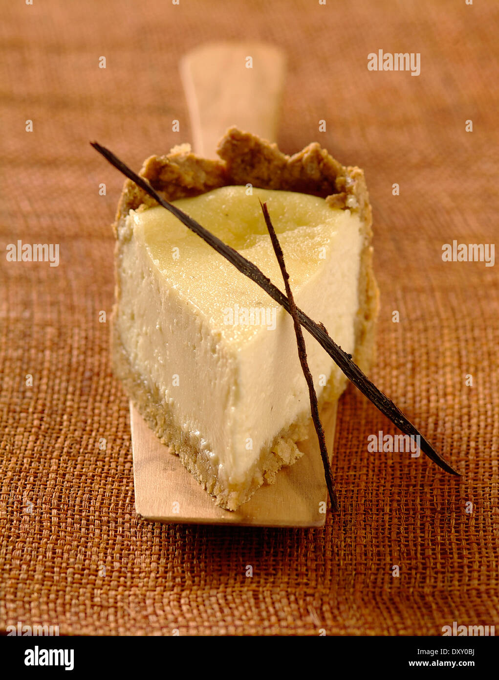 Gâteau au fromage à saveur de cannelle Banque D'Images