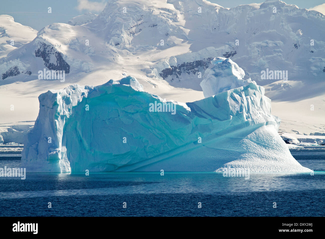 Paysage de l'Antarctique Antarctic iceberg bleu ice berg, d'icebergs et de la glace. Banque D'Images