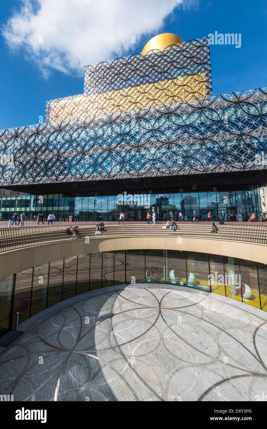 La nouvelle Bibliothèque de Birmingham, Centenary Square, Birmingham, Angleterre Banque D'Images