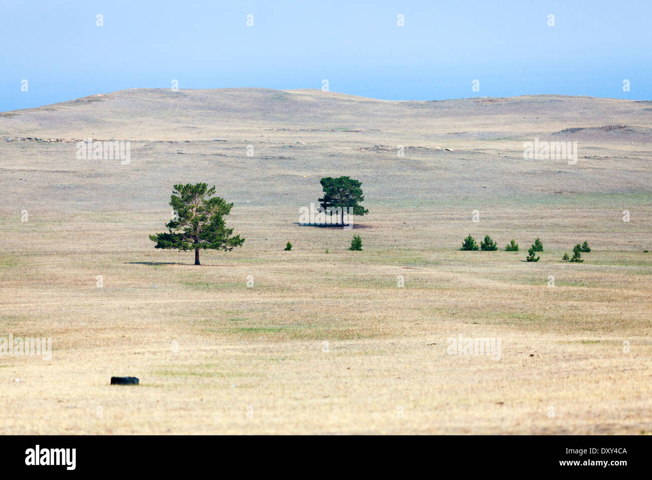 Paysage de l'île Olkhon, Lac Baikal, Russie Banque D'Images