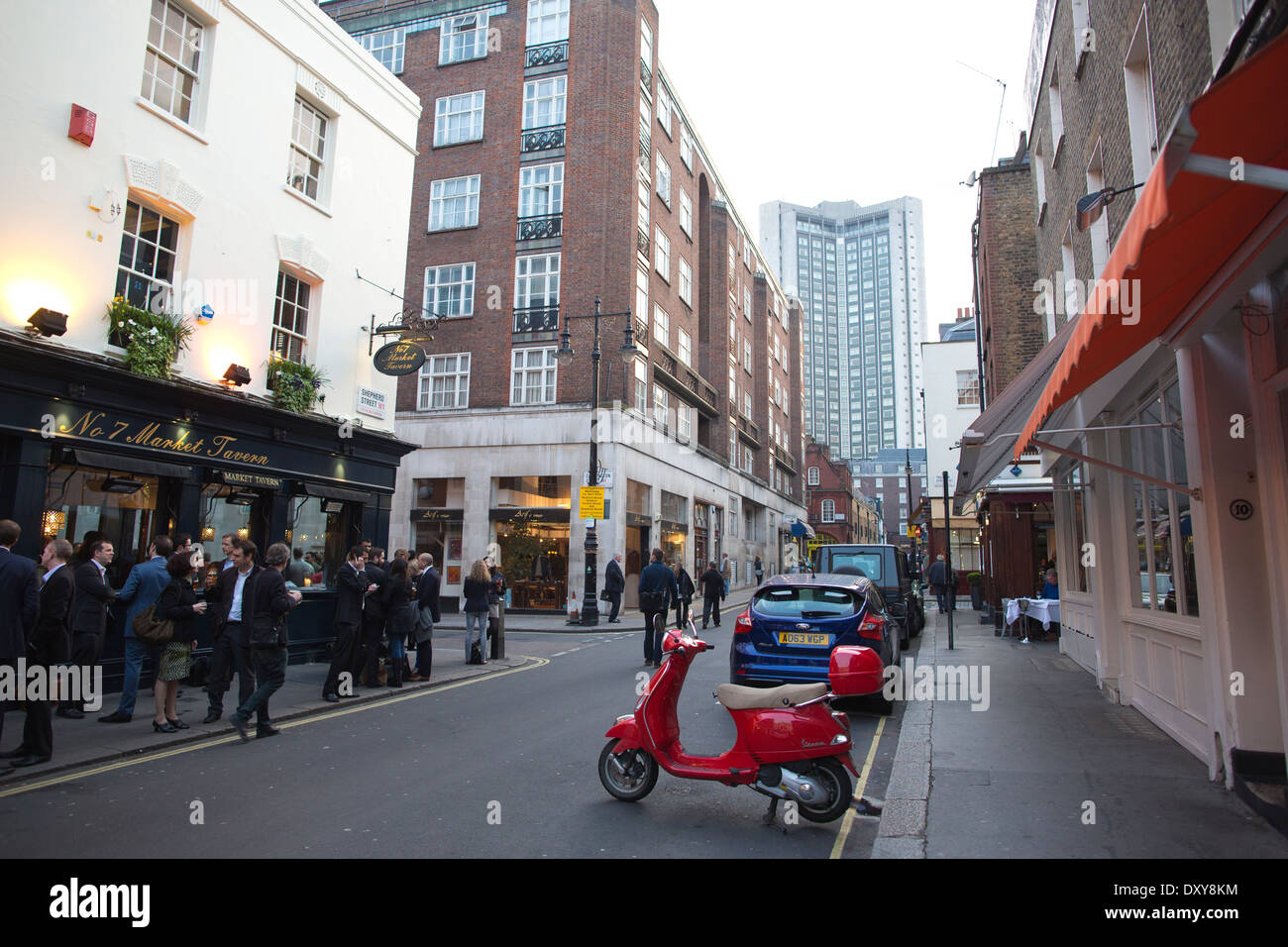 Shepherd Market, Mayfair, Londres, Angleterre, RU Banque D'Images