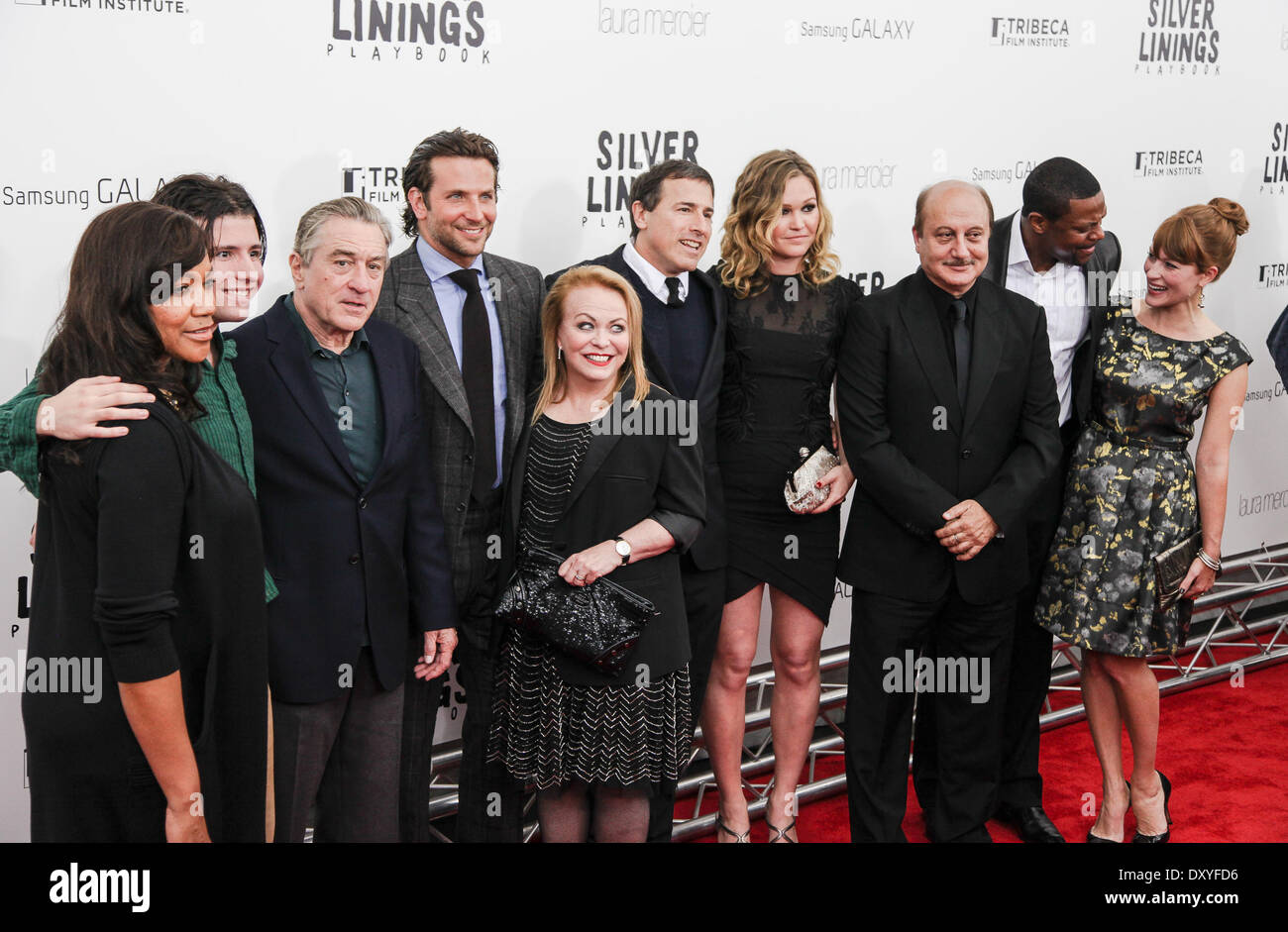 Avantage : l'Enseigne Tribeca 'Silver Linings Playbook' Première au Ziegfeld Theatre comprend : Cast and Crew Où : New York City USA Quand : 12 Nov 2012 Banque D'Images