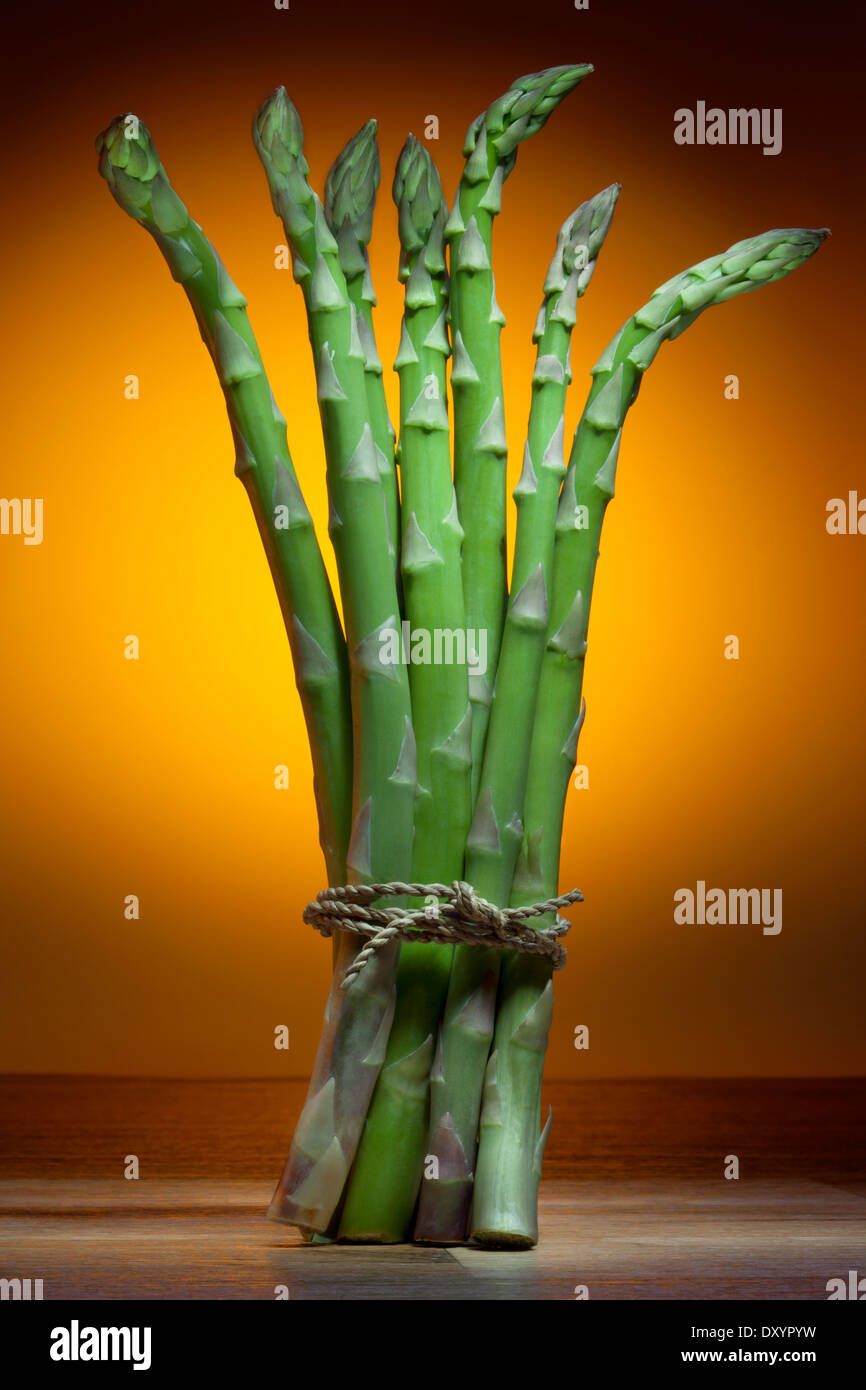 Pointes d’asperges Banque D'Images