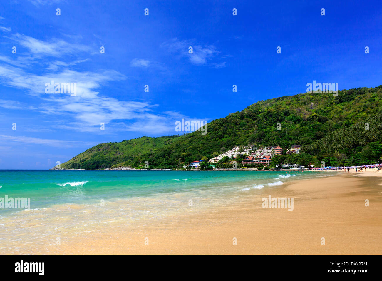 Très belle plage à Phuket, Thaïlande Banque D'Images