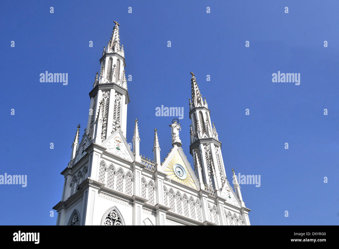 L'église El Carmen Panama Amérique Centrale Banque D'Images