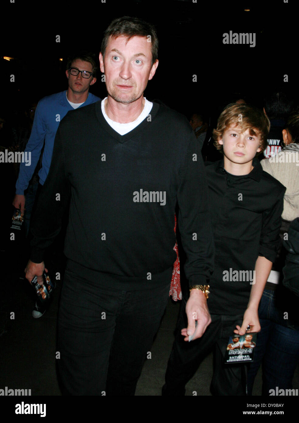 Des stars qui arrivent à MGM Grand Garden Arena de regarder Manny Pacquiao vs Juan Manuel Marquez avec : Wayne Gretzky,fils Où : Las Vegas NEVADA USA Quand : 08 déc 2012 Banque D'Images