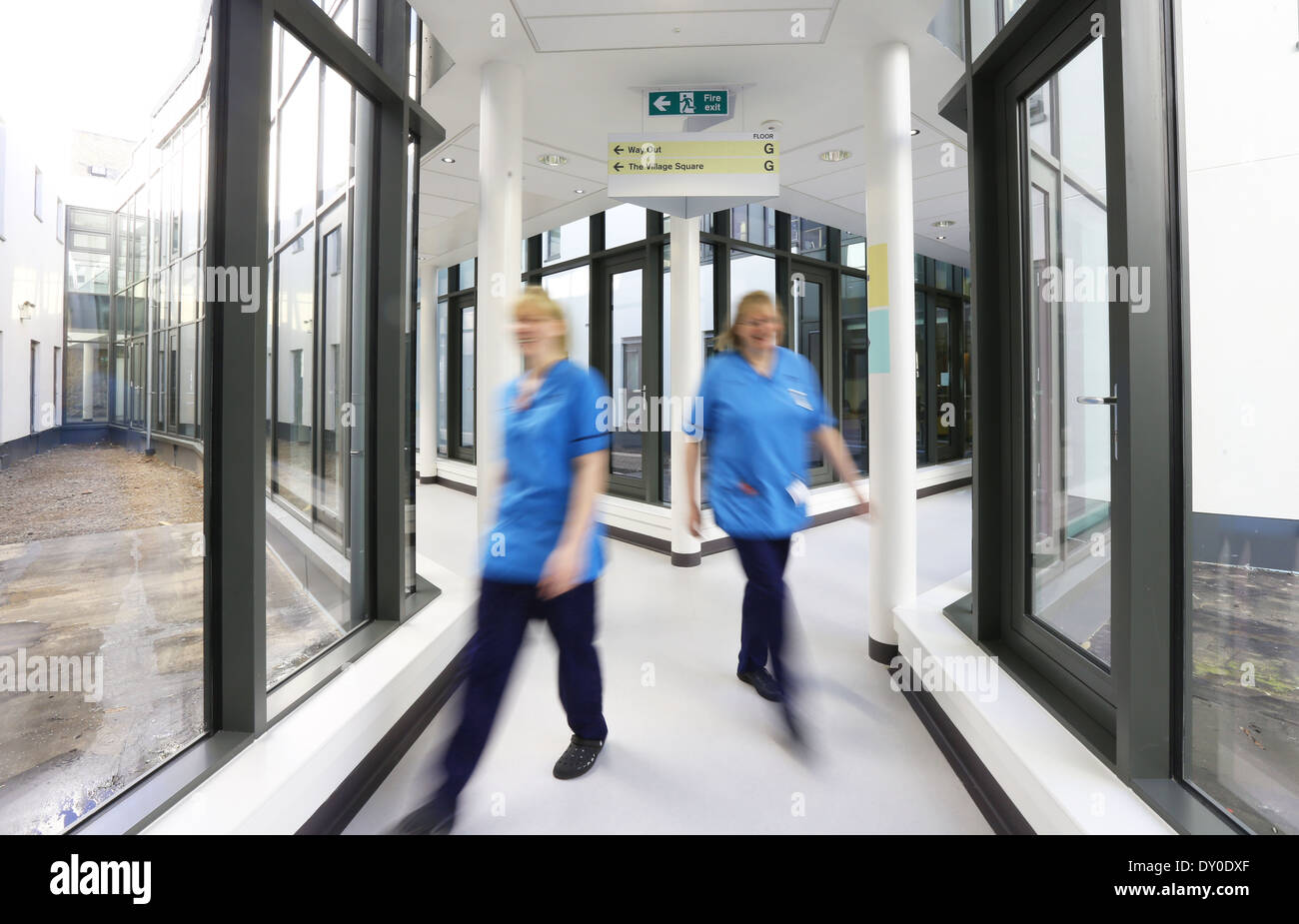 Intérieur de la santé communautaire et les soins d'Aberdeen Village dans la ville d'Aberdeen, Écosse, Royaume-Uni Banque D'Images
