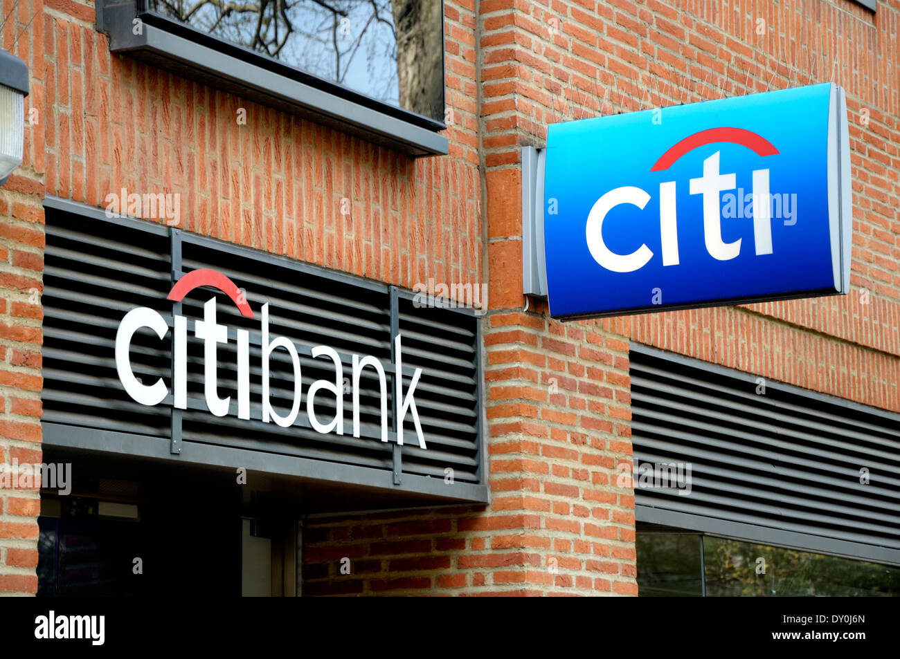 Londres, Angleterre, Royaume-Uni. La Citibank en centre de Londres Banque D'Images