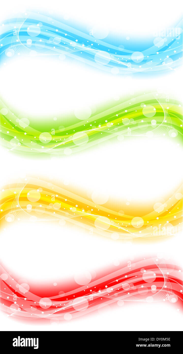 Vector abstract colorful background ; clip-art Banque D'Images