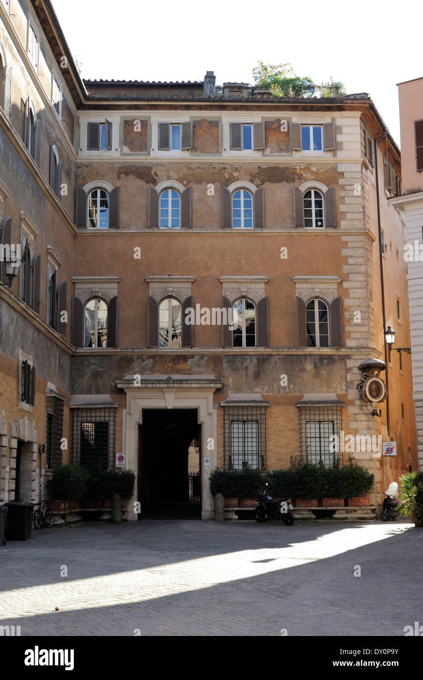 Italie, Rome, Palazzo Ricci (16e siècle) Banque D'Images